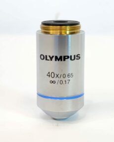 Olympus Plan N 40x / 0.65 Infinity .17 FN22 UIS2 Microscope Objective Lens BX CX