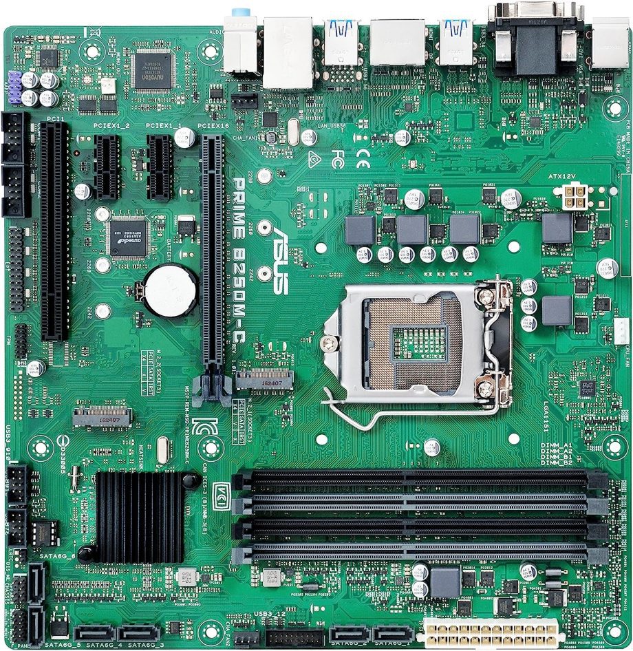 ASUS PRIME B250M-C/CSM LGA1151 DDR4 DP HDMI DVI VGA M.2 mATX Motherboard B250 chipset.