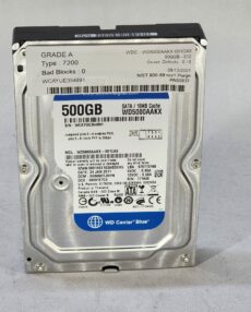 Western Digital Internal Hard Drive WD5000AAKX 500GB 7200 RPM 16MB Blue 3.5" HDD