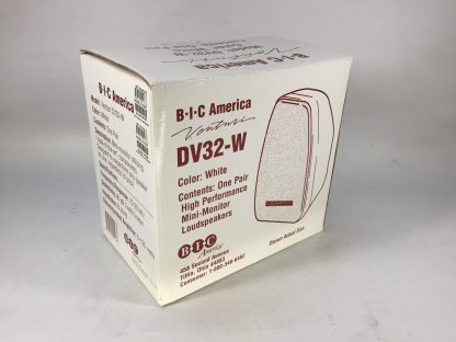 image of BIC America Venturi Speakers White Model DV32 W Open Box 355045552783 1