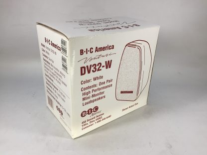 image of BIC America Venturi Speakers White Model DV32 W Open Box 355045552783 7
