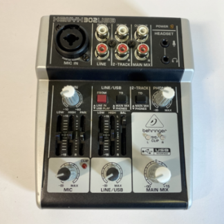 image of Behringer XENYX 302USB 3 Channel Mixer USBAudio Interface Good Condition 374937968745 1