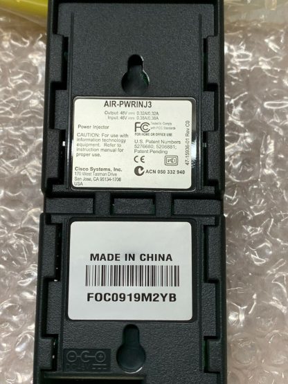image of Cisco Aironet Power Injector AIR PWRINJ3 355097095735 7