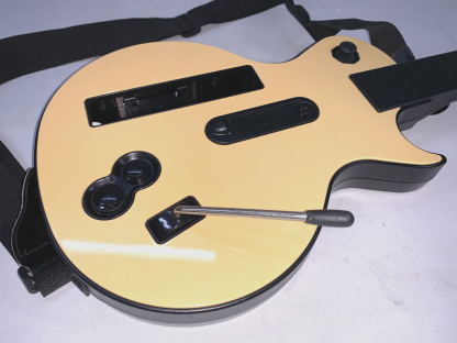image of Guitar Hero Gibson Les Paul Nintendo Wii Guitar TAN Tested 95125805 355068978409 3