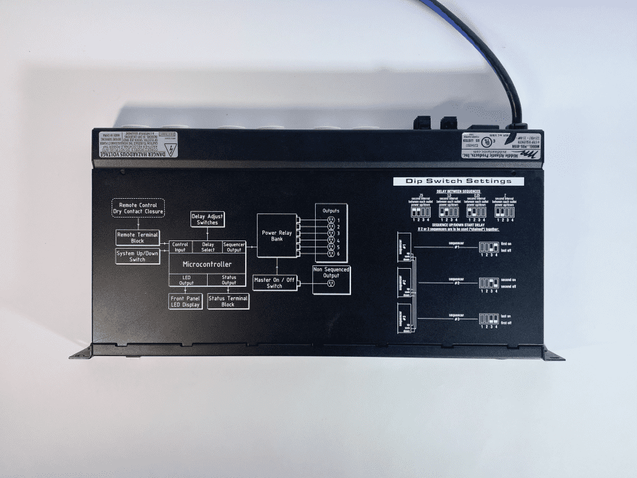 Middle Atlantic PDS-615R 6-Outlet Rack Mount Power Sequencer - good condition