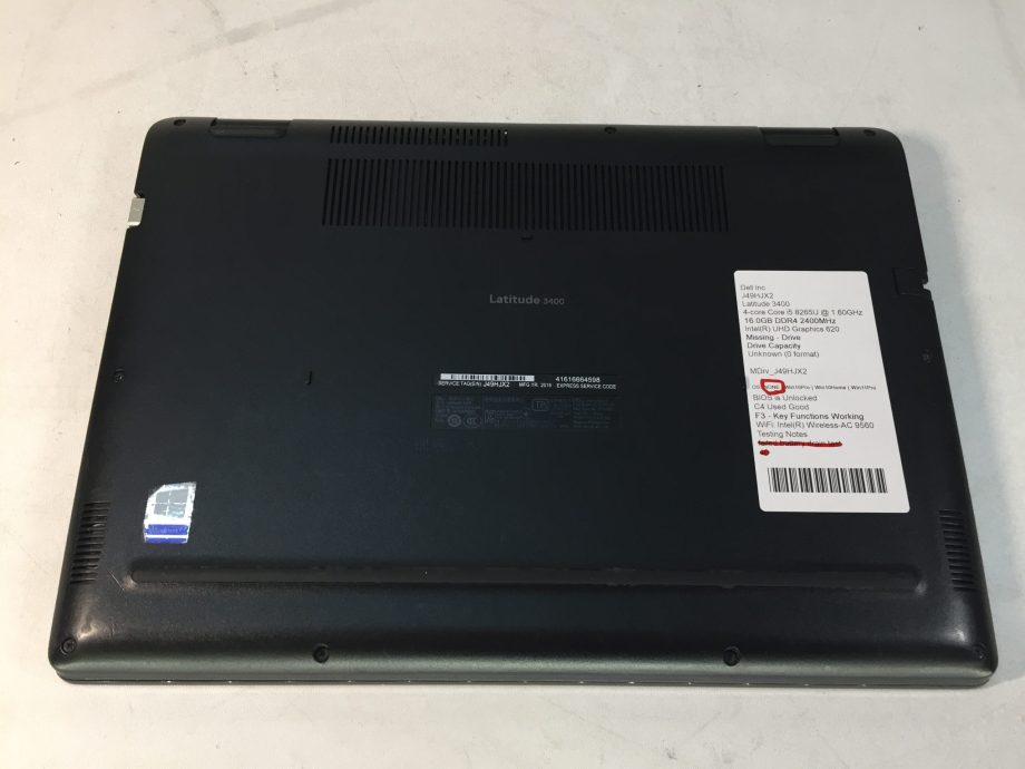 Dell Latitude 3400 - i5-8265U @ 1.60GHz - 16GB - NO HDD/OS/BATT - For Parts