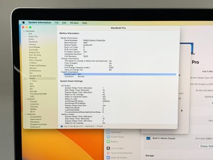 image of MacBook Pro 15 TouchMid 2017 i7 7820HQ29GHz 16GB 1TB NVMe OSX Ventura 355112152193 3
