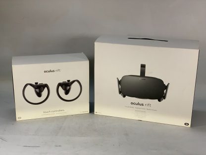 image of Meta Oculus Rift CV1 VR Virtual Reality Headset System Black For Parts 355045660900 1