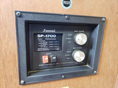 image of 1 Vintage Sansui SP 1700 Fair condition tweeters not working on this unit 375239525677 8