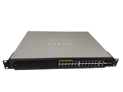 image of Cisco SG550X 24P K9 Stackable Managed Switch 24 Gigabit Ethernet GbE Ports 375270201300 1