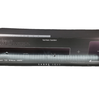 image of HarmanKardon Sabre SB35CNTR Ultra Slim Soundbar wCompact Subwoofer with box 355442122541