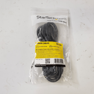 image of StarTech 6ft 14 AWG Computer Power Cord Extension IEC C14 to IEC C15 k6 355482007994