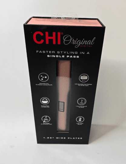 image of CHI Original Digital 125 in Ceramic Flat Iron Rose Gold CA7558 NEW SEALED 355583771931 1