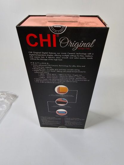 image of CHI Original Digital 125 in Ceramic Flat Iron Rose Gold CA7558 NEW SEALED 355583771931 3