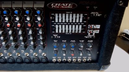 image of Crate PCM 6 1200W Powered Mixer W6 Channels 375325224946 6