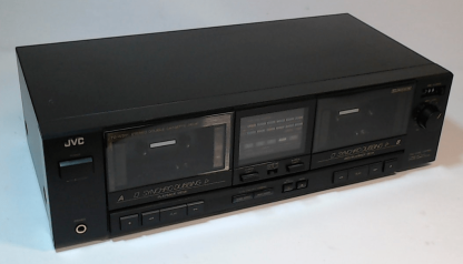 image of JVC TD W201 Stereo Dual Cassette Tape Deck Player w Synchro Dubbing 375300171871 2