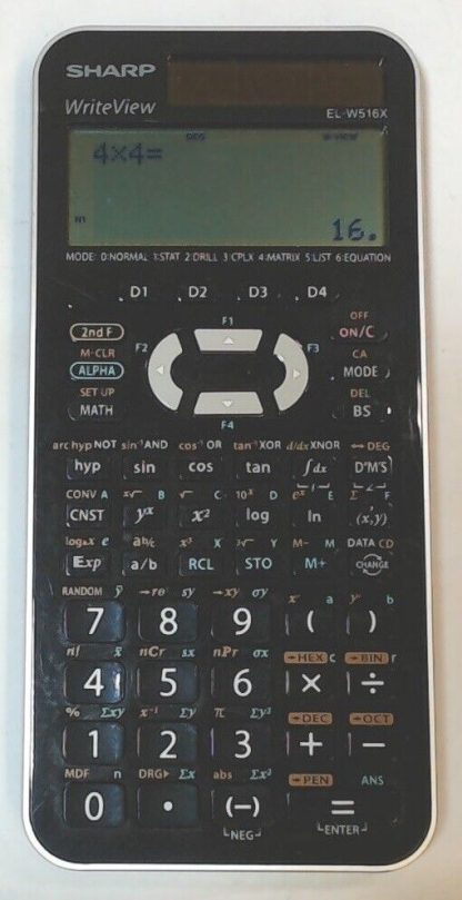 image of Sharp EL W516X WriteView Scientific Solar Powered Calculator 355568797768 1