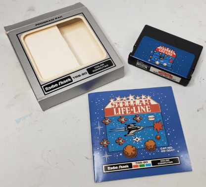 image of TRS 80 Stellar Life Line game cartridge for Tandy CoCo No Reserve Excellent 355565871607 1