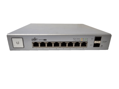 image of Ubiquiti Networks US 8 150W 8 Port PoE Gigabit Ethernet Switch w Power Cable 355538391350