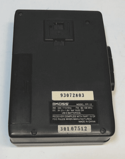 image of Koss PP112 Auto Reverse AmFm Stereo Radio Cassette Player 375362952028 4