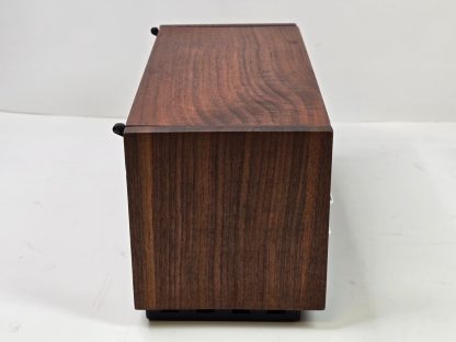 image of Vintage Wooden Box Hidden Executive Desk Top Push Button Dial Telephone untested 375375214256 7