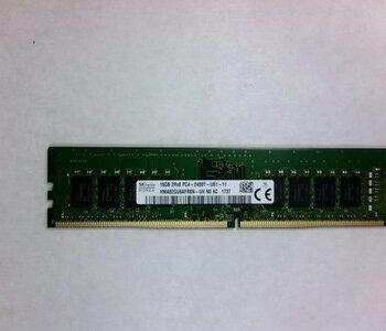 SK hynix 16GB DDR4-PC4-19200 (DDR4-2400) Dual Rank Non-ECC UDIMM RAM HMA82GU6AFR
