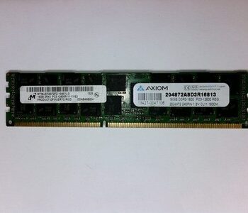 Micron Technology 16GB PC3-12800 DDR3-1600 2Rx4 ECC RDIMM RAM MT36JSF2G72PZ-1G6E