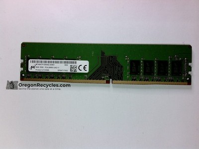 Micron 8GB DDR4-PC4-21300 (DDR4-2666) Non-ECC UDIMM RAM MTA8ATF1G64AZ2G6E1 1 Micron 8GB DDR4-PC4-21300 (DDR4-2666) Non-ECC UDIMM RAM MTA8ATF1G64AZ2G6E1
