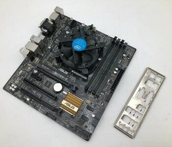ASUS Q170M-C LGA 1151 i7-6700 4GB Motherboard Combo - Tested