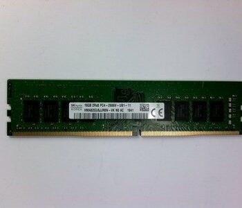 SK Hynix UDIMM 16GB PC4-21300 DDR4-2666 2Rx8 UDIMM RAM HMA82GU6JJR8N-VK