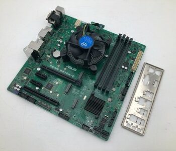 ASUS PRIME Q370M-C LGA1151 i7-9700 Motherboard CPU Combo - Tested