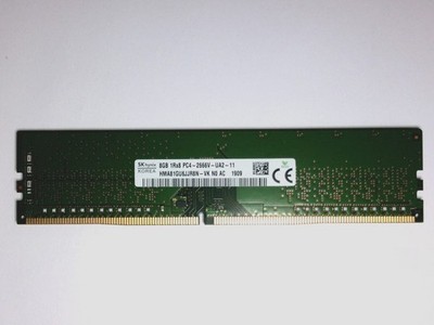 SK Hynix 8GB DDR4-PC4-21300 (DDR4-2666) UDIMM RAM HMA81GU6JJR8N-VK