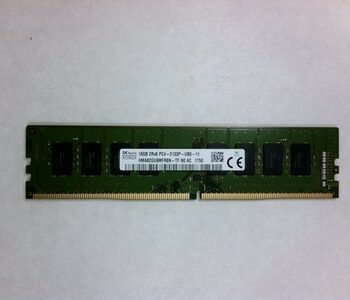 DDR4 2400T UDIMM ECC 16GB DDR4-PC4-17000 (DDR4-2133) Dual Rank Non-ECC UDIMM RAM