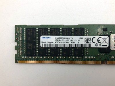 DDR4-2400T ECC RDIMM 16GB PC4-19200 DDR4-2400 2Rx4 ECC RDIMM RAM M393A2G40EB1-CR
