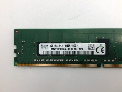 SK hynix 4GB DDR4-PC4-17000 (DDR4-2133) ECC RDIMM RAM HMA451R7AFR8N-TF
