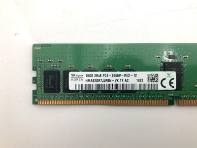 DDR4 2666v RDIMM ECC 16GB PC4-21300 DDR4-2666 2Rx8 ECC RDIMM RAM HMA82GR7JJR8 #2