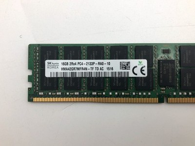 SK hynix 16GB DDR4-PC4-17000R (DDR4-2133) ECC RDIMM RAM HMA42GR7MFR4N-TF