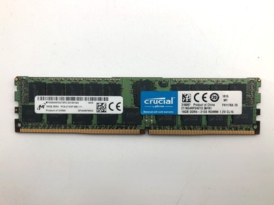 Micron 16GB DDR4-PC4-17000 (DDR4-2133) ECC RDIMM RAM MTA36ASF2G72PZ-2G1B1