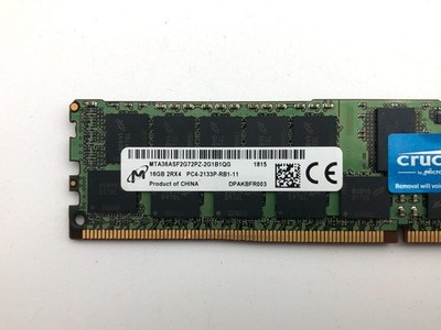Micron 16GB DDR4-PC4-17000 (DDR4-2133) ECC RDIMM RAM MTA36ASF2G72PZ-2G1B1