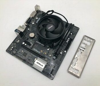 ASRock A320M-HDV AM4 Ryzen 5 2600 Six-Core Processor 8GB Motherboard Combo