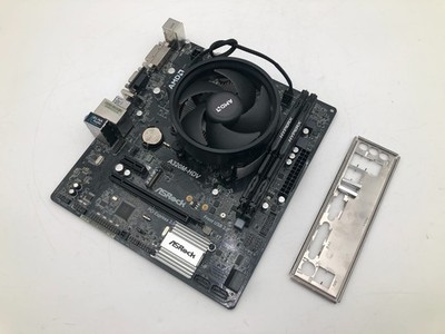 ASRock A320M-HDV AM4 Ryzen 5 2600 Six-Core Processor 8GB Motherboard Combo