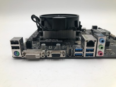 ASRock A320M-HDV AM4 Ryzen 5 2600 Six-Core Processor 8GB Motherboard Combo