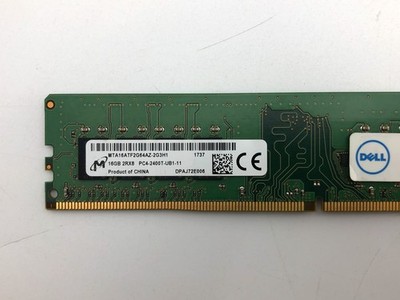 Micron 16GB DDR4-PC4-19200R (DDR4-2400) ECC RDIMM RAM MTA16ATF2G64AZ-2G3H1