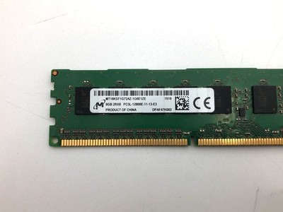 Micron 8GB DDR3L-PC3L-12800 (DDR3L-1600) ECC UDIMM RAM MT18KSF1G72AZ-1G6E1