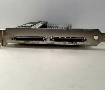 LSI Dual PCI-e U320 128MB Raid Card MR SCSI320-2E