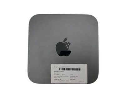 Apple | Mac mini | 2018 | i3-8100B | 8GB | 256 GB SSD 3 Apple | Mac mini | 2018 | i3-8100B | 8GB | 256 GB SSD