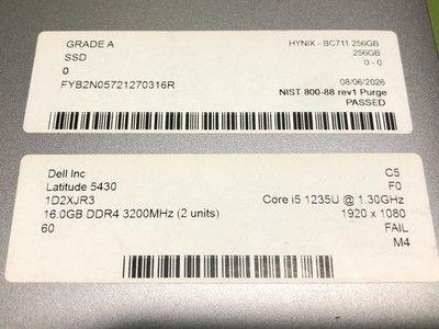Dell | Latitude 5430 | i5-1235U | 16GB | 256GB NVMe | Win 11 Pro | No Battery #6 7 Dell | Latitude 5430 | i5-1235U | 16GB | 256GB NVMe | Win 11 Pro | No Battery #6