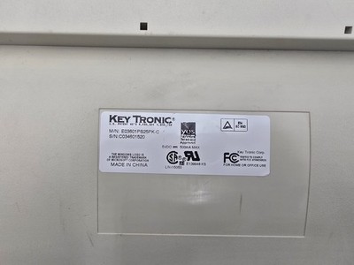 Key Tronic E03601PS2SFK-C Keyboard PS/2 Connector 3 Key Tronic E03601PS2SFK-C Keyboard PS/2 Connector