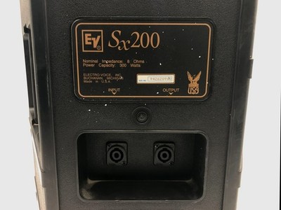 Electro-Voice Sx200 Passive Speaker Cabinet 300 Watts - Tested and Working #2 5 Electro-Voice Sx200 Passive Speaker Cabinet 300 Watts - Tested and Working #2