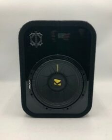 Kicker CompD 40CWD104 4-Ohm Speaker in Bassworx RP10RG 10" Subwoofer Box